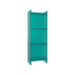Glam Vertical Standard Bookshelf Acrylic Closed Back Bookshelf for Living Room 15.7"L x 9.8"W x 46.5"H Aqua Clearhalo 'Bookcases' 'furn' 'furn_bookcases' 'Furniture' 'furniture_bookcases' 'kitchen' 'kitchen_bookcases' 'Living Room Furniture' 'Office Furniture' 4718966