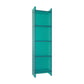 Glam Vertical Standard Bookshelf Acrylic Closed Back Bookshelf for Living Room 15.7"L x 9.8"W x 59.8"H Aqua Clearhalo 'Bookcases' 'furn' 'furn_bookcases' 'Furniture' 'furniture_bookcases' 'kitchen' 'kitchen_bookcases' 'Living Room Furniture' 'Office Furniture' 4718968