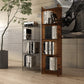 Glam Vertical Standard Bookshelf Acrylic Closed Back Bookshelf for Living Room Clearhalo 'Bookcases' 'furn' 'furn_bookcases' 'Furniture' 'furniture_bookcases' 'kitchen' 'kitchen_bookcases' 'Living Room Furniture' 'Office Furniture' 4718980