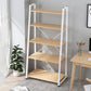 Industrial Vertical Open Bookshelf Metal Frame Manufactured Wood Shelf Bookshelf Clearhalo 'Bookcases' 'furn' 'furn_bookcases' 'Furniture' 'furniture_bookcases' 'kitchen' 'kitchen_bookcases' 'Living Room Furniture' 'Office Furniture' 4718991