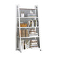 Industrial Vertical Open Bookshelf Metal Frame Manufactured Wood Shelf Bookshelf Clearhalo 'Bookcases' 'furn' 'furn_bookcases' 'Furniture' 'furniture_bookcases' 'kitchen' 'kitchen_bookcases' 'Living Room Furniture' 'Office Furniture' 4719000
