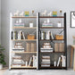 Industrial Vertical Open Bookshelf Metal Frame Manufactured Wood Shelf Bookshelf Clearhalo 'Bookcases' 'furn' 'furn_bookcases' 'Furniture' 'furniture_bookcases' 'kitchen' 'kitchen_bookcases' 'Living Room Furniture' 'Office Furniture' 4719012