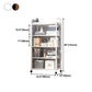 Industrial Vertical Open Bookshelf Metal Frame Manufactured Wood Shelf Bookshelf Clearhalo 'Bookcases' 'furn' 'furn_bookcases' 'Furniture' 'furniture_bookcases' 'kitchen' 'kitchen_bookcases' 'Living Room Furniture' 'Office Furniture' 4719024