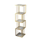 Glam Open Etagere Bookshelf Vertical Iron Bookshelf for Home Clearhalo 'Bookcases' 'furn' 'furn_bookcases' 'Furniture' 'furniture_bookcases' 'kitchen' 'kitchen_bookcases' 'Living Room Furniture' 'Office Furniture' 4719036