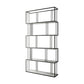Glam Open Etagere Bookshelf Vertical Iron Bookshelf for Home 35.4"L x 11.8"W x 70.9"H Black Clearhalo 'Bookcases' 'furn' 'furn_bookcases' 'Furniture' 'furniture_bookcases' 'kitchen' 'kitchen_bookcases' 'Living Room Furniture' 'Office Furniture' 4719037