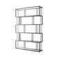 Glam Open Etagere Bookshelf Vertical Iron Bookshelf for Home 47.2"L x 11.8"W x 70.9"H Black Clearhalo 'Bookcases' 'furn' 'furn_bookcases' 'Furniture' 'furniture_bookcases' 'kitchen' 'kitchen_bookcases' 'Living Room Furniture' 'Office Furniture' 4719040