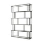 Glam Open Etagere Bookshelf Vertical Iron Bookshelf for Home 59.1"L x 11.8"W x 70.9"H Black Clearhalo 'Bookcases' 'furn' 'furn_bookcases' 'Furniture' 'furniture_bookcases' 'kitchen' 'kitchen_bookcases' 'Living Room Furniture' 'Office Furniture' 4719041