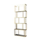 Glam Open Etagere Bookshelf Vertical Iron Bookshelf for Home 23.6"L x 11.8"W x 70.9"H Gold Clearhalo 'Bookcases' 'furn' 'furn_bookcases' 'Furniture' 'furniture_bookcases' 'kitchen' 'kitchen_bookcases' 'Living Room Furniture' 'Office Furniture' 4719046