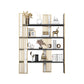 78.74"H Bookshelf Open Back Glam Style Bookcase for Study Room Home Office Gold-Black Clearhalo 'Bookcases' 'furn' 'furn_bookcases' 'Furniture' 'furniture_bookcases' 'kitchen' 'kitchen_bookcases' 'Living Room Furniture' 'Office Furniture' 4719081