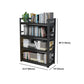 Metal Open Etagere Bookshelf Black Industrial Vertical Bookshelf for Home Clearhalo 'Bookcases' 'furn' 'furn_bookcases' 'Furniture' 'furniture_bookcases' 'kitchen' 'kitchen_bookcases' 'Living Room Furniture' 'Office Furniture' 4719106