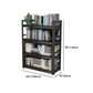 Metal Open Etagere Bookshelf Black Industrial Vertical Bookshelf for Home Clearhalo 'Bookcases' 'furn' 'furn_bookcases' 'Furniture' 'furniture_bookcases' 'kitchen' 'kitchen_bookcases' 'Living Room Furniture' 'Office Furniture' 4719117