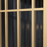 70.87"H Bookshelf Open Back Glam Style Bookcase for Home Office Study Room Clearhalo 'Bookcases' 'furn' 'furn_bookcases' 'Furniture' 'furniture_bookcases' 'kitchen' 'kitchen_bookcases' 'Living Room Furniture' 'Office Furniture' 4719131