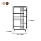 70.87"H Bookshelf Open Back Glam Style Bookcase for Home Office Study Room Clearhalo 'Bookcases' 'furn' 'furn_bookcases' 'Furniture' 'furniture_bookcases' 'kitchen' 'kitchen_bookcases' 'Living Room Furniture' 'Office Furniture' 4719140