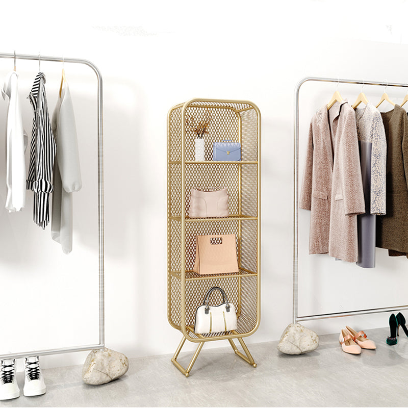 Closed Back Bookcase Glam Style Bookshelf for Home Study Room Office Clearhalo 'Bookcases' 'furn' 'furn_bookcases' 'Furniture' 'furniture_bookcases' 'kitchen' 'kitchen_bookcases' 'Living Room Furniture' 'Office Furniture' 4719156