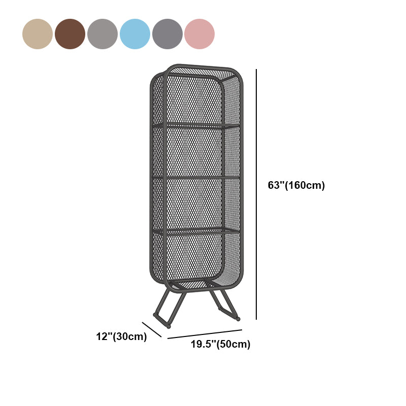 Closed Back Bookcase Glam Style Bookshelf for Home Study Room Office Clearhalo 'Bookcases' 'furn' 'furn_bookcases' 'Furniture' 'furniture_bookcases' 'kitchen' 'kitchen_bookcases' 'Living Room Furniture' 'Office Furniture' 4719164