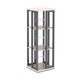 Open Vertical Industrial Corner Bookshelf Metal Frame Manufactured Wood Shelf Bookshelf 13.8"L x 13.8"W x 35.4"H Black-Wood Clearhalo 'Bookcases' 'furn' 'furn_bookcases' 'Furniture' 'furniture_bookcases' 'kitchen' 'kitchen_bookcases' 'Living Room Furniture' 'Office Furniture' 4719170