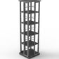 Open Vertical Industrial Corner Bookshelf Metal Frame Manufactured Wood Shelf Bookshelf Clearhalo 'Bookcases' 'furn' 'furn_bookcases' 'Furniture' 'furniture_bookcases' 'kitchen' 'kitchen_bookcases' 'Living Room Furniture' 'Office Furniture' 4719177