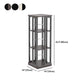 Open Vertical Industrial Corner Bookshelf Metal Frame Manufactured Wood Shelf Bookshelf Clearhalo 'Bookcases' 'furn' 'furn_bookcases' 'Furniture' 'furniture_bookcases' 'kitchen' 'kitchen_bookcases' 'Living Room Furniture' 'Office Furniture' 4719187
