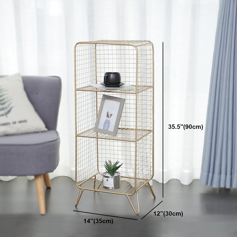 Closed Back Bookcase Glam Style Bookshelf for Home Office and Study Room Clearhalo 'Bookcases' 'furn' 'furn_bookcases' 'Furniture' 'furniture_bookcases' 'kitchen' 'kitchen_bookcases' 'Living Room Furniture' 'Office Furniture' 4719221