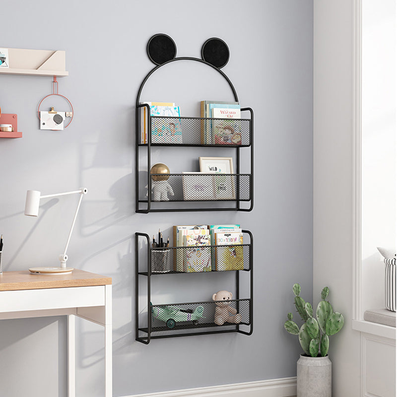 Wall Mounted Bookcase Glam Style Bookshelf for Home Office and Study Room Clearhalo 'Bookcases' 'furn' 'furn_bookcases' 'Furniture' 'furniture_bookcases' 'kitchen' 'kitchen_bookcases' 'Living Room Furniture' 'Office Furniture' 4719284