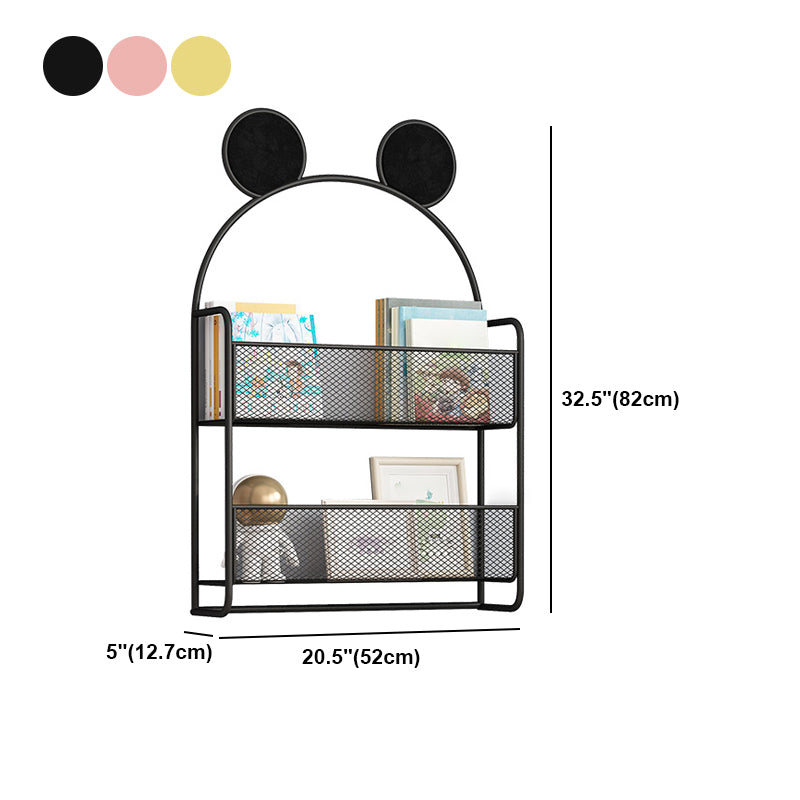 Wall Mounted Bookcase Glam Style Bookshelf for Home Office and Study Room Clearhalo 'Bookcases' 'furn' 'furn_bookcases' 'Furniture' 'furniture_bookcases' 'kitchen' 'kitchen_bookcases' 'Living Room Furniture' 'Office Furniture' 4719287