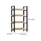 Vertical Industrial Etagere Bookshelf Steel Frame Solid Wood Shelf Bookshelf Clearhalo 'Bookcases' 'furn' 'furn_bookcases' 'Furniture' 'furniture_bookcases' 'kitchen' 'kitchen_bookcases' 'Living Room Furniture' 'Office Furniture' 4719320