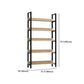 Vertical Industrial Etagere Bookshelf Steel Frame Solid Wood Shelf Bookshelf Clearhalo 'Bookcases' 'furn' 'furn_bookcases' 'Furniture' 'furniture_bookcases' 'kitchen' 'kitchen_bookcases' 'Living Room Furniture' 'Office Furniture' 4719323