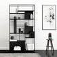 Metal Industrial Etagere Bookshelf Vertical Iron Open Bookshelf for Office Clearhalo 'Bookcases' 'furn' 'furn_bookcases' 'Furniture' 'furniture_bookcases' 'kitchen' 'kitchen_bookcases' 'Living Room Furniture' 'Office Furniture' 4719381