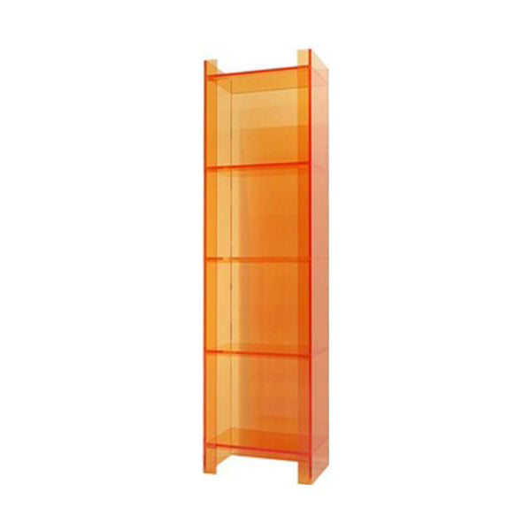 Glam Acrylic Standard Bookshelf Closed Back Vertical Bookshelf for Living Room Clearhalo 'Bookcases' 'furn' 'furn_bookcases' 'Furniture' 'furniture_bookcases' 'kitchen' 'kitchen_bookcases' 'Living Room Furniture' 'Office Furniture' 4719409