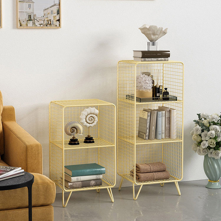 Closed Back Industrial Standard Bookshelf Iron Vertical Bookshelf for Bedroom Clearhalo 'Bookcases' 'furn' 'furn_bookcases' 'Furniture' 'furniture_bookcases' 'kitchen' 'kitchen_bookcases' 'Living Room Furniture' 'Office Furniture' 4719426