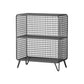 Closed Back Industrial Standard Bookshelf Iron Vertical Bookshelf for Bedroom 24"L x 12"W x 28"H Black Clearhalo 'Bookcases' 'furn' 'furn_bookcases' 'Furniture' 'furniture_bookcases' 'kitchen' 'kitchen_bookcases' 'Living Room Furniture' 'Office Furniture' 4719428
