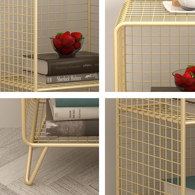 Closed Back Industrial Standard Bookshelf Iron Vertical Bookshelf for Bedroom Clearhalo 'Bookcases' 'furn' 'furn_bookcases' 'Furniture' 'furniture_bookcases' 'kitchen' 'kitchen_bookcases' 'Living Room Furniture' 'Office Furniture' 4719442