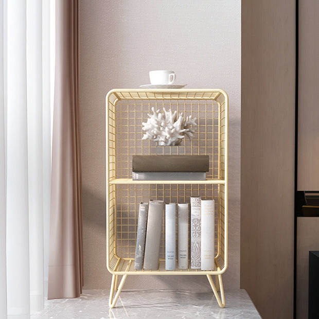 Closed Back Industrial Standard Bookshelf Iron Vertical Bookshelf for Bedroom Clearhalo 'Bookcases' 'furn' 'furn_bookcases' 'Furniture' 'furniture_bookcases' 'kitchen' 'kitchen_bookcases' 'Living Room Furniture' 'Office Furniture' 4719443