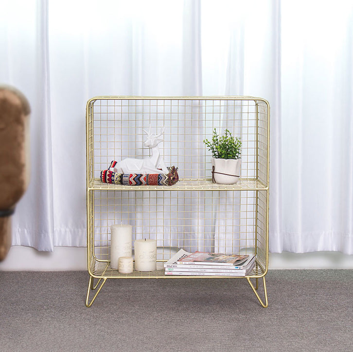 Closed Back Industrial Standard Bookshelf Iron Vertical Bookshelf for Bedroom Clearhalo 'Bookcases' 'furn' 'furn_bookcases' 'Furniture' 'furniture_bookcases' 'kitchen' 'kitchen_bookcases' 'Living Room Furniture' 'Office Furniture' 4719444