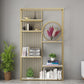 70.87"H Bookshelf Glam Style Open Back Bookcase for Home Office Study Room Clearhalo 'Bookcases' 'furn' 'furn_bookcases' 'Furniture' 'furniture_bookcases' 'kitchen' 'kitchen_bookcases' 'Living Room Furniture' 'Office Furniture' 4719488