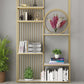 70.87"H Bookshelf Glam Style Open Back Bookcase for Home Office Study Room Clearhalo 'Bookcases' 'furn' 'furn_bookcases' 'Furniture' 'furniture_bookcases' 'kitchen' 'kitchen_bookcases' 'Living Room Furniture' 'Office Furniture' 4719495