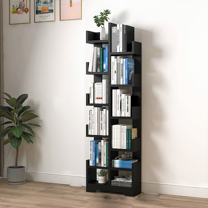 Scandinavian Manufactured Wood Geometric Bookshelf Vertical Open Bookshelf Clearhalo 'Bookcases' 'Furniture' 'furniture_bookcases' 'kitchen' 'kitchen_bookcases' 'Living Room Furniture' 'Office Furniture' 4719507