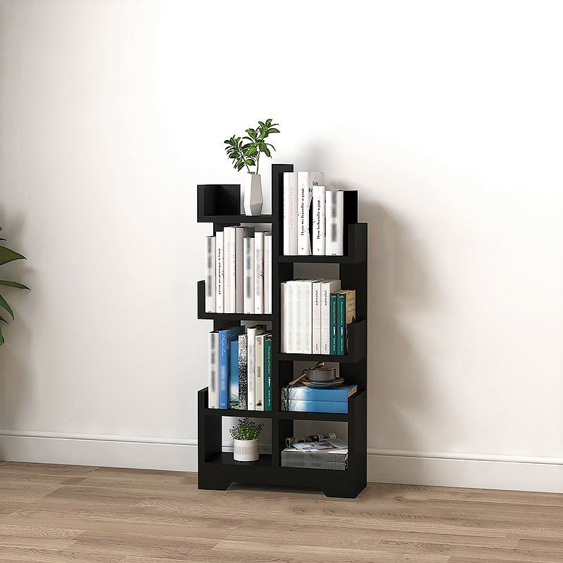 Scandinavian Manufactured Wood Geometric Bookshelf Vertical Open Bookshelf Clearhalo 'Bookcases' 'Furniture' 'furniture_bookcases' 'kitchen' 'kitchen_bookcases' 'Living Room Furniture' 'Office Furniture' 4719509