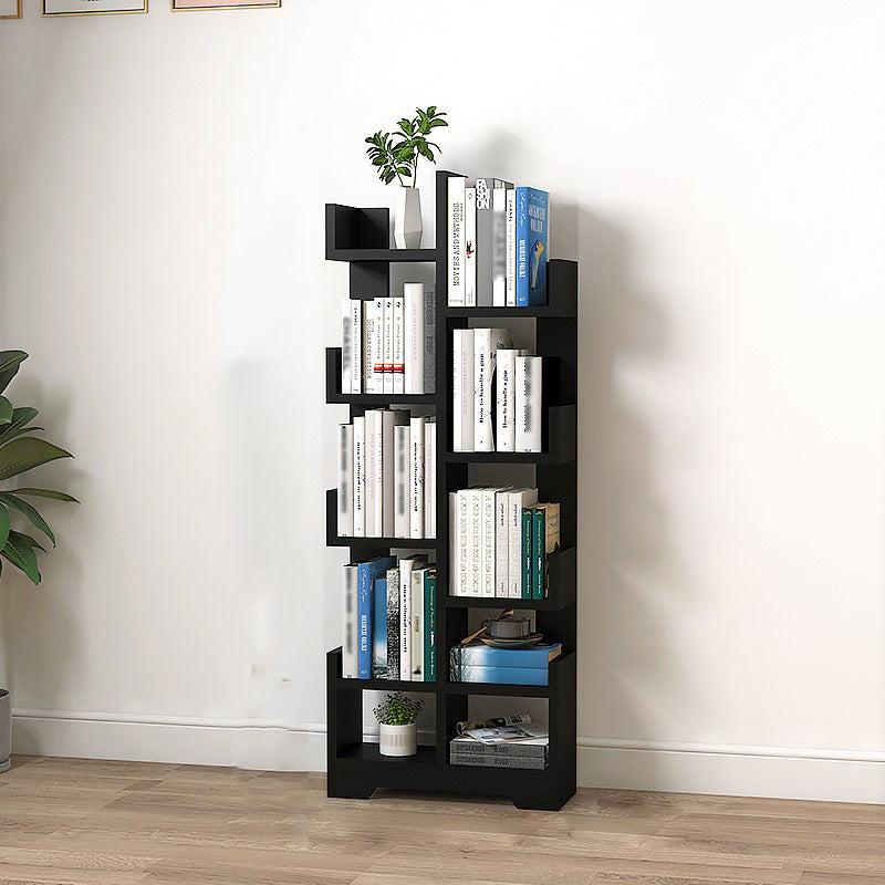 Scandinavian Manufactured Wood Geometric Bookshelf Vertical Open Bookshelf Clearhalo 'Bookcases' 'Furniture' 'furniture_bookcases' 'kitchen' 'kitchen_bookcases' 'Living Room Furniture' 'Office Furniture' 4719515