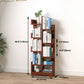 Scandinavian Manufactured Wood Geometric Bookshelf Vertical Open Bookshelf Clearhalo 'Bookcases' 'Furniture' 'furniture_bookcases' 'kitchen' 'kitchen_bookcases' 'Living Room Furniture' 'Office Furniture' 4719542