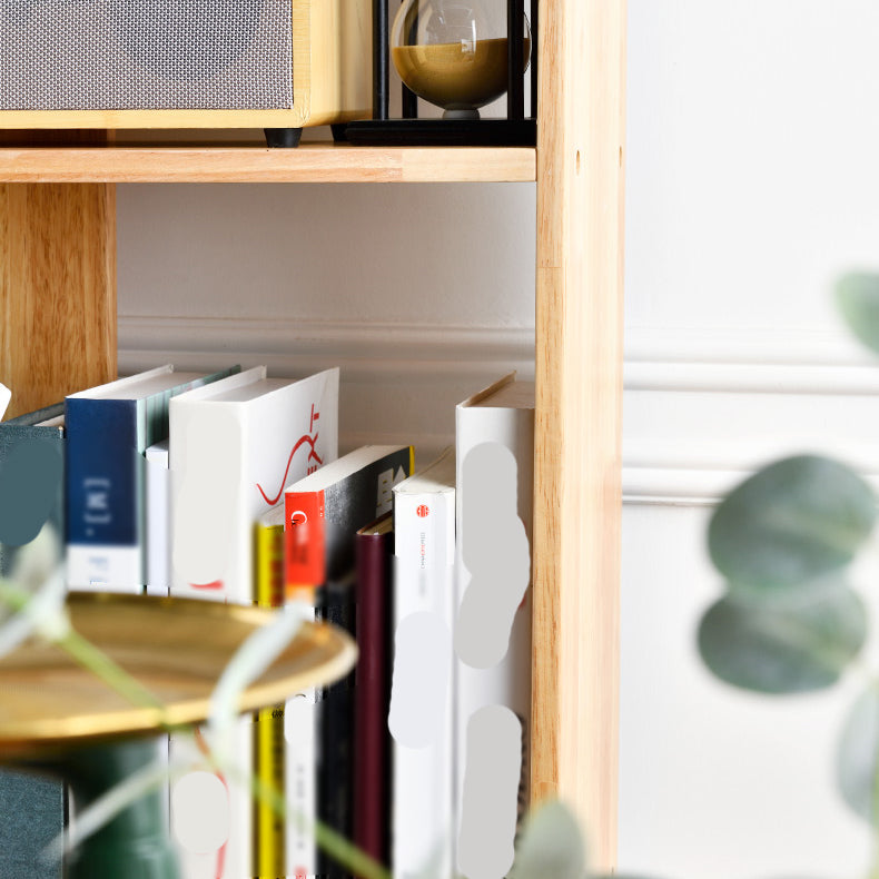 Open Back Bookshelf Scandinavian Style Solid Wood Bookcase for Study Room Office Clearhalo 'Bookcases' 'furn' 'furn_bookcases' 'Furniture' 'furniture_bookcases' 'kitchen' 'kitchen_bookcases' 'Living Room Furniture' 'Office Furniture' 4719569