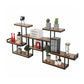Wall Mounted Bookshelf Solid Wood Industrial Style Bookcase for Home Office Black Clearhalo 'Bookcases' 'Furniture' 'furniture_bookcases' 'kitchen' 'kitchen_bookcases' 'Living Room Furniture' 'Office Furniture' 4719598