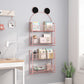 Wall Mounted Bookcase Scandinavian Style Bookshelf for Home Office Study Room Clearhalo 'Bookcases' 'furn' 'furn_bookcases' 'Furniture' 'furniture_bookcases' 'kitchen' 'kitchen_bookcases' 'Living Room Furniture' 'Office Furniture' 4719634