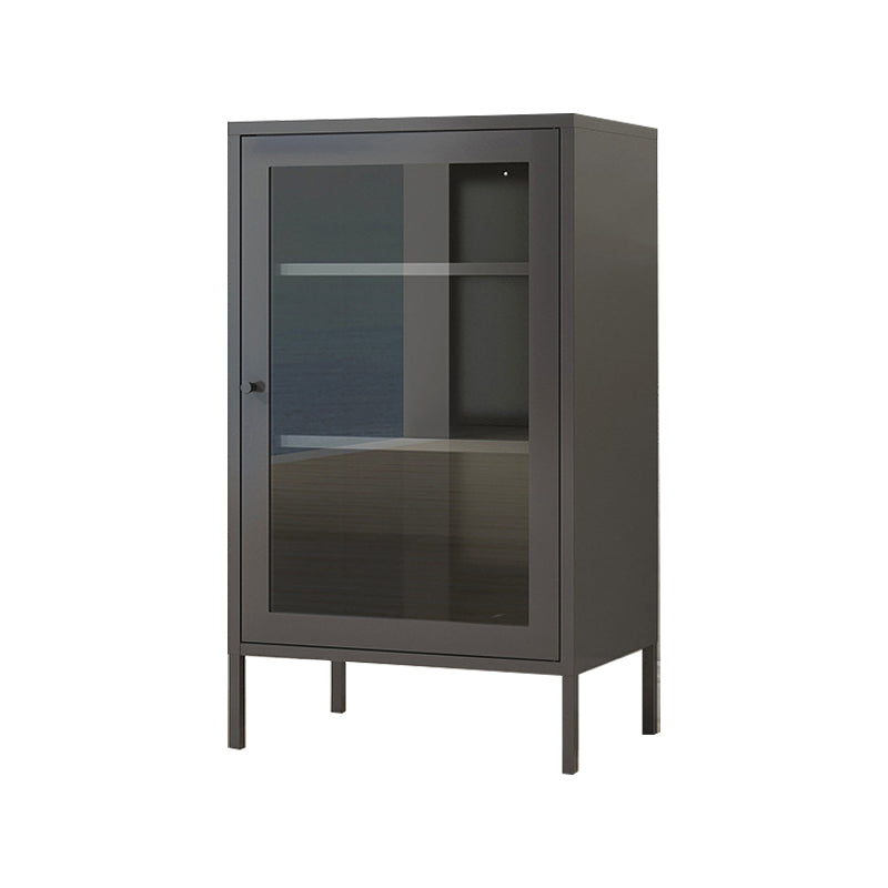 40"H Bookshelf Scandinavian Style With Door Bookcase for Home Office and Study Room Clearhalo 'Bookcases' 'Furniture' 'furniture_bookcases' 'kitchen' 'kitchen_bookcases' 'Living Room Furniture' 'Office Furniture' 4719656