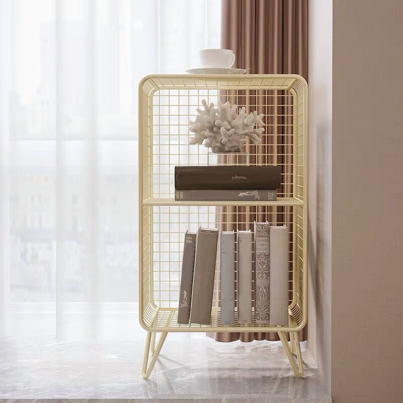 Iron Industrial Standard Bookshelf Closed Back Vertical Bookshelf for Bedroom Clearhalo 'Bookcases' 'furn' 'furn_bookcases' 'Furniture' 'furniture_bookcases' 'kitchen' 'kitchen_bookcases' 'Living Room Furniture' 'Office Furniture' 4719673