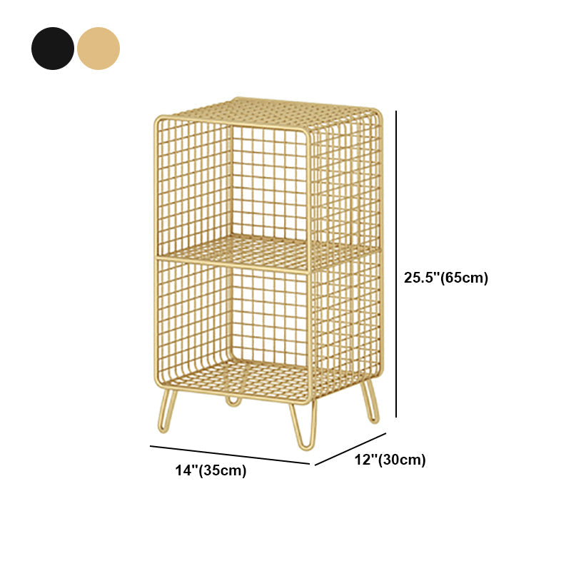 Iron Industrial Standard Bookshelf Closed Back Vertical Bookshelf for Bedroom Clearhalo 'Bookcases' 'furn' 'furn_bookcases' 'Furniture' 'furniture_bookcases' 'kitchen' 'kitchen_bookcases' 'Living Room Furniture' 'Office Furniture' 4719676