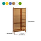 Scandinavian Acrylic Standard Bookshelf Closed Back Bookshelf,23.6"L x 9.84"W x 47.2"H Clearhalo 'Bookcases' 'furn' 'furn_bookcases' 'Furniture' 'furniture_bookcases' 'kitchen' 'kitchen_bookcases' 'Living Room Furniture' 'Office Furniture' 4719699