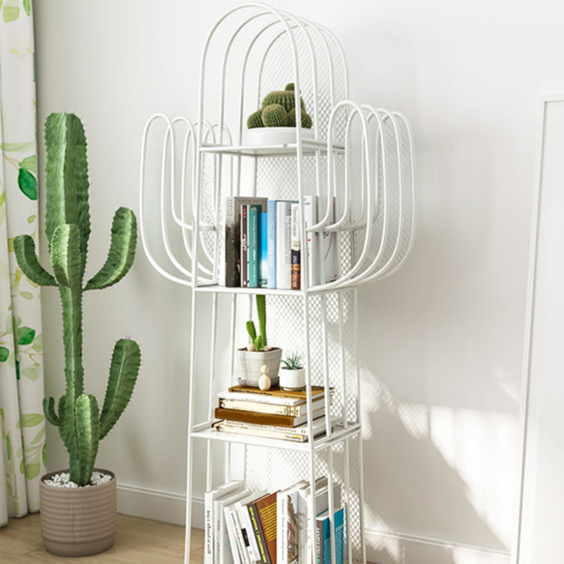 Closed Back Bookcase 59"H Scandinavian Style Bookshelf for Home Office Study Room Clearhalo 'Bookcases' 'furn' 'furn_bookcases' 'Furniture' 'furniture_bookcases' 'kitchen' 'kitchen_bookcases' 'Living Room Furniture' 'Office Furniture' 4719706