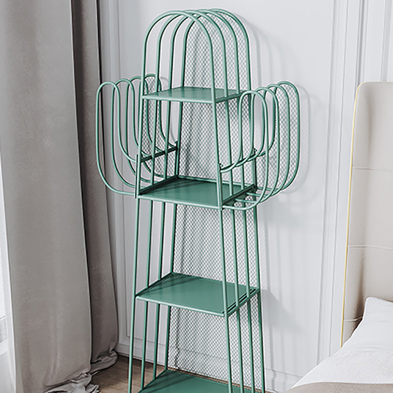 Closed Back Bookcase 59"H Scandinavian Style Bookshelf for Home Office Study Room Clearhalo 'Bookcases' 'furn' 'furn_bookcases' 'Furniture' 'furniture_bookcases' 'kitchen' 'kitchen_bookcases' 'Living Room Furniture' 'Office Furniture' 4719708