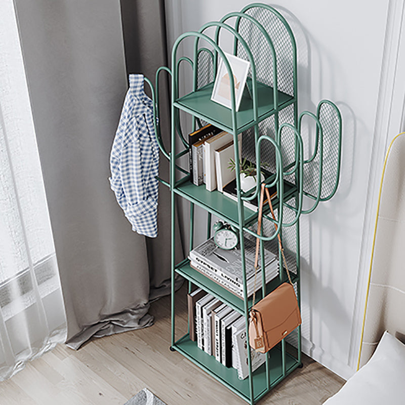 Closed Back Bookcase 59"H Scandinavian Style Bookshelf for Home Office Study Room Clearhalo 'Bookcases' 'furn' 'furn_bookcases' 'Furniture' 'furniture_bookcases' 'kitchen' 'kitchen_bookcases' 'Living Room Furniture' 'Office Furniture' 4719711